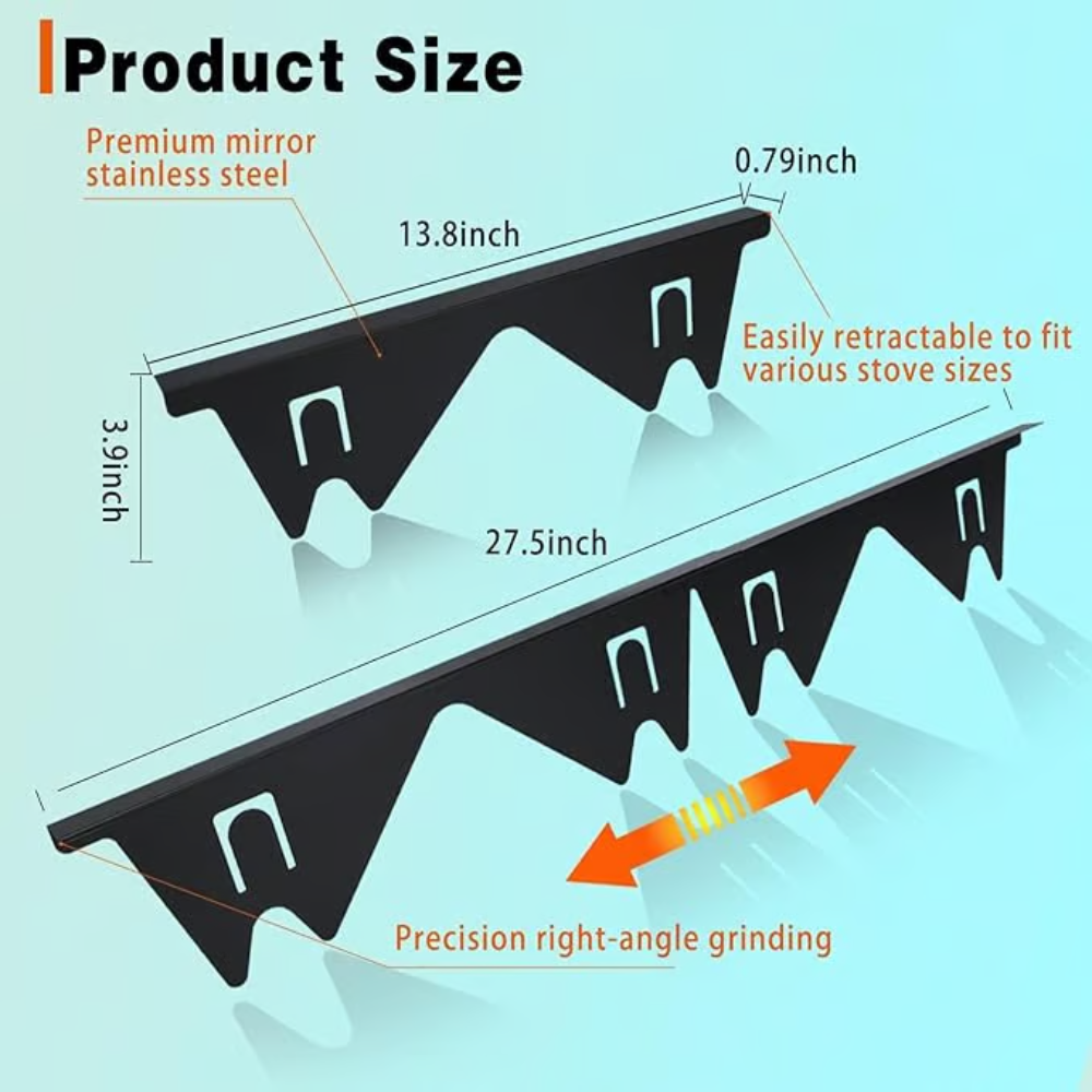 Adjustable Stove Gap Covers